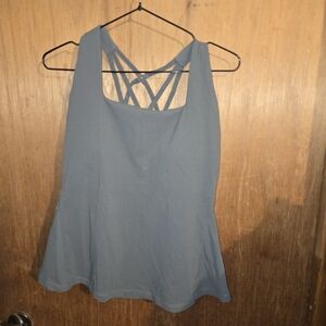 Women's Blue Strappy Top